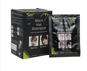 Shampoo Para Canas Black Hair Shampoo